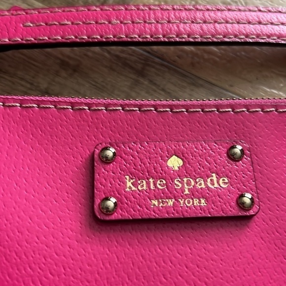 Kate Spade Pink Leather Clutch - Picture 10 of 10